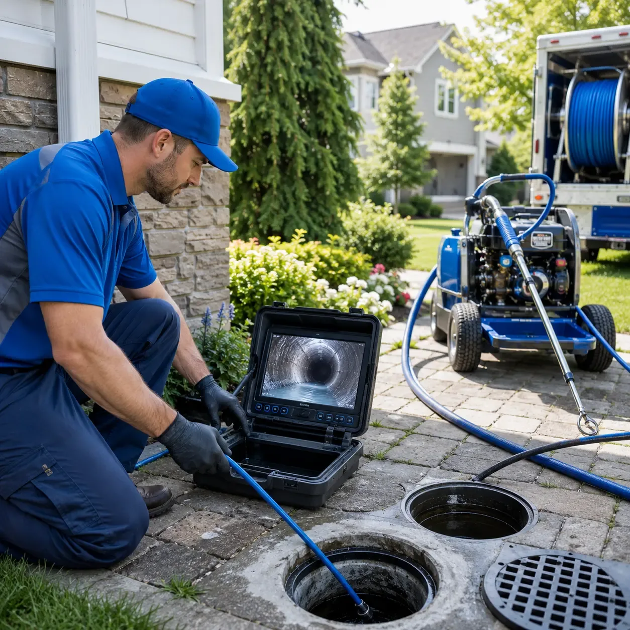 Outdoor drain cleaning professionals serving Wyandanch, NY
